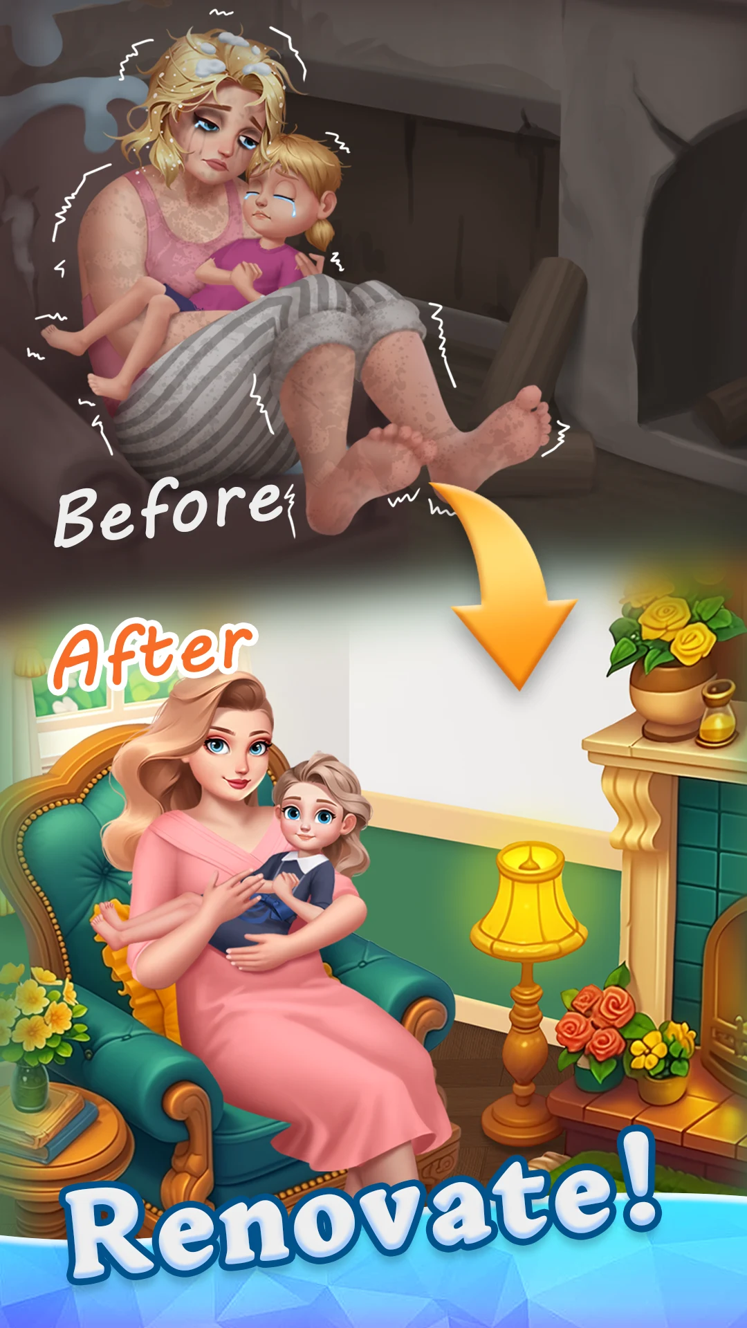 Beauty Tiles: Story & Makeover screenshot