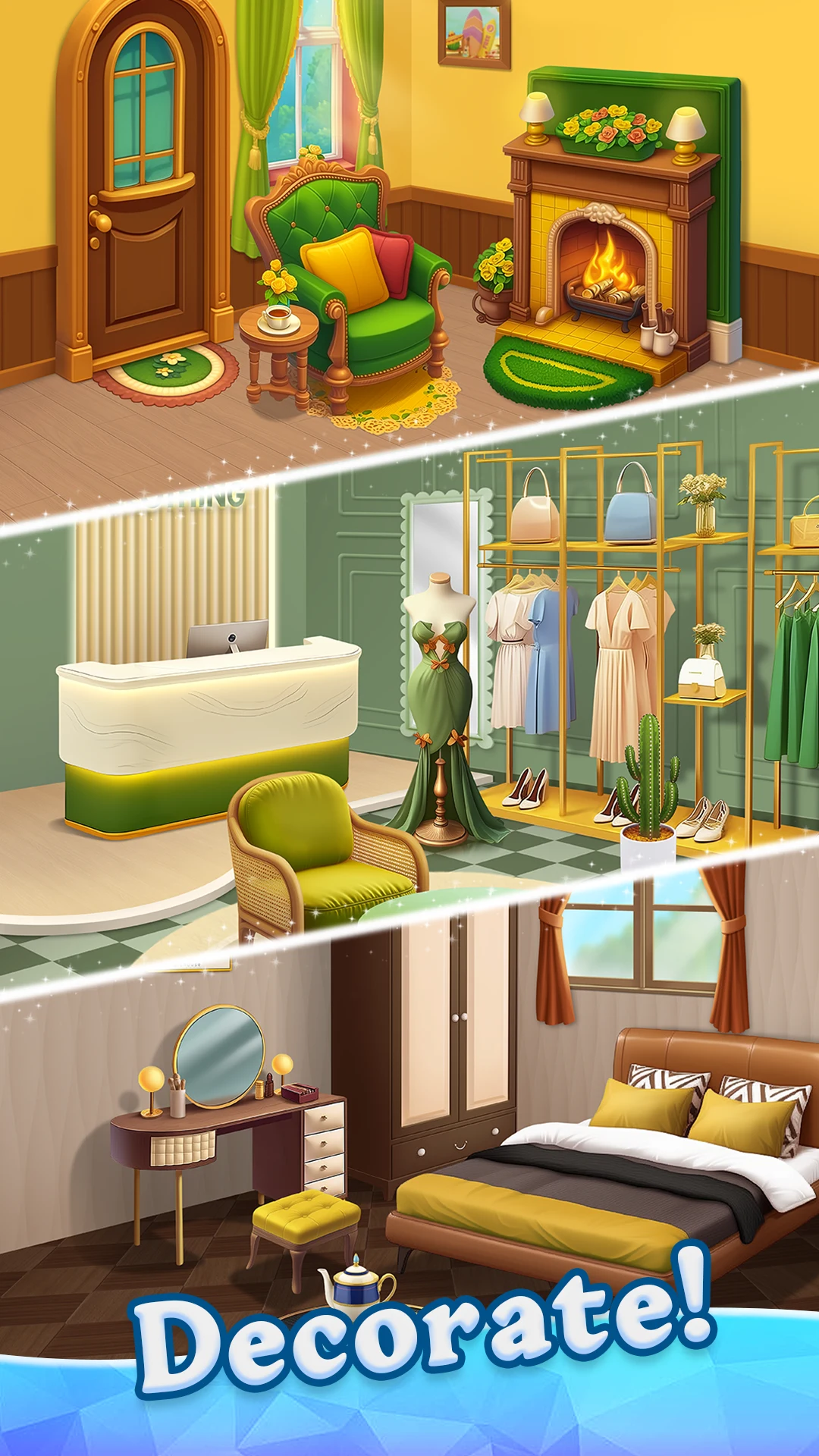 Beauty Tiles: Story & Makeover screenshot